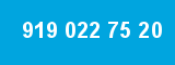 919 022 75 20